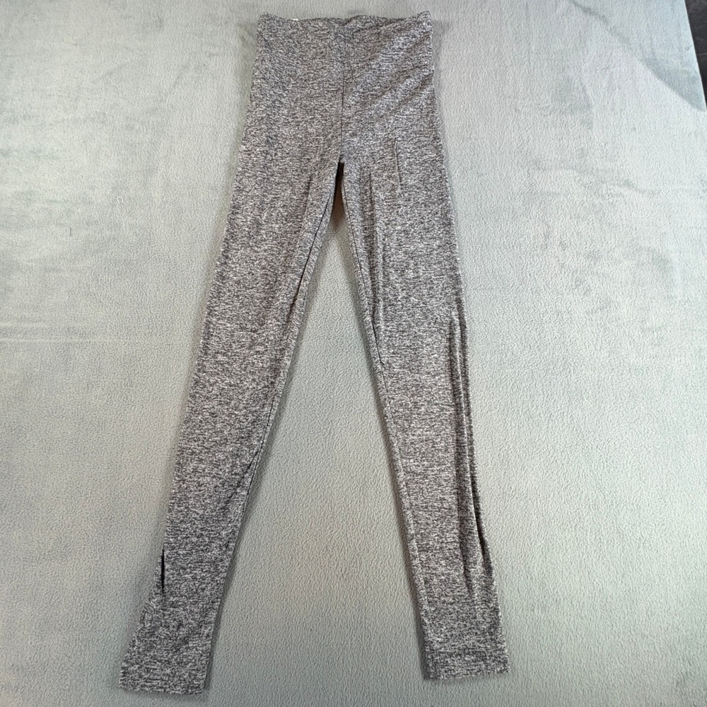 No Boundaries Women's High Rise Sueded Leggings Gray Space Dye XXS/XS NWT